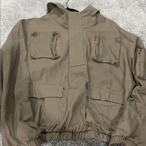 Taupe Utility pullover